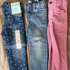 *BUNDLE DEAL* Toddler girls NEW skinny pants